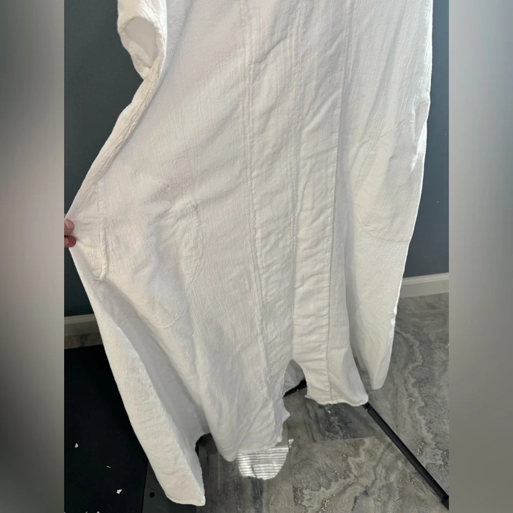 Elegant White Swim Coverup
